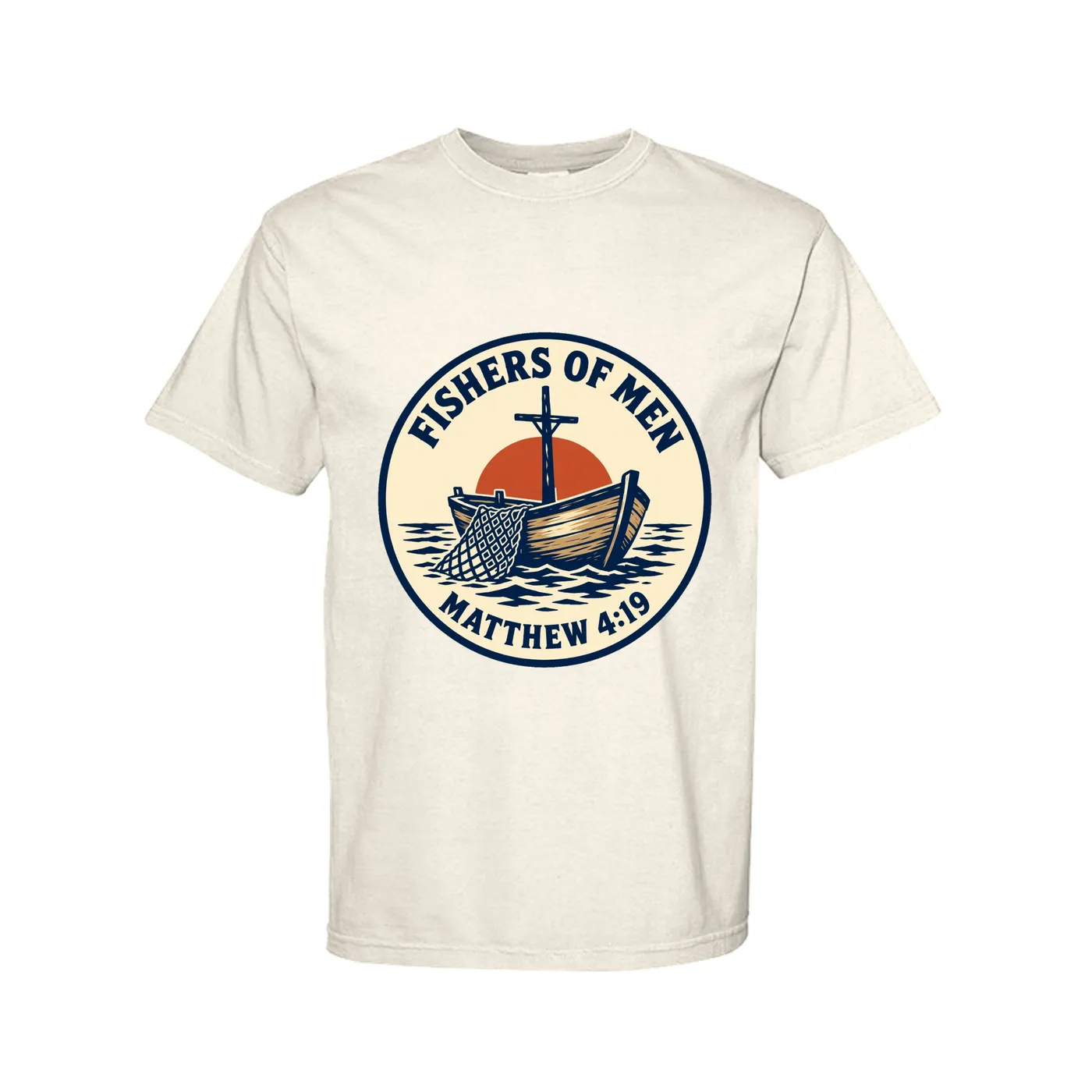 Fishers of Men fishing shirt in Ivory